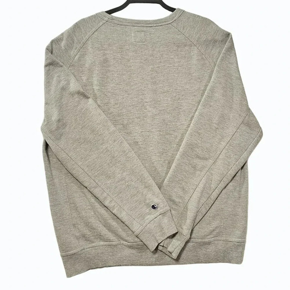 Vtg Champion Authentic Athletic Apparel Gray Embroidered Front Logo Sweatshirt - Picture 7 of 9